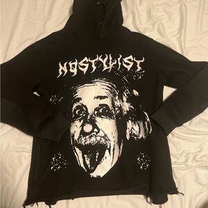 & Other Stories Black Graphic Sweater